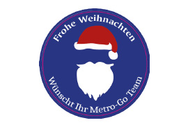 Rundes Etikett Rauschebart 50mm