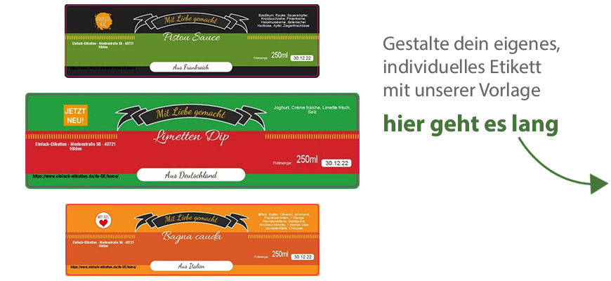 Eckiges Etikett Banner großer Farbbalken 180-050