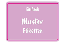 Eckiges Etikett Namen pastell rosa 037-027