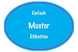 Ovales Etikett Namen intensiv 055-038,5