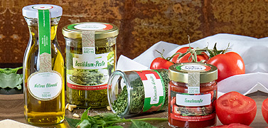 Etiketten für Gläser, Flaschen & Dosen