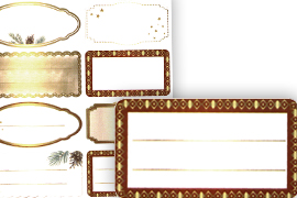 Etikett zum Selbst-Beschriften 