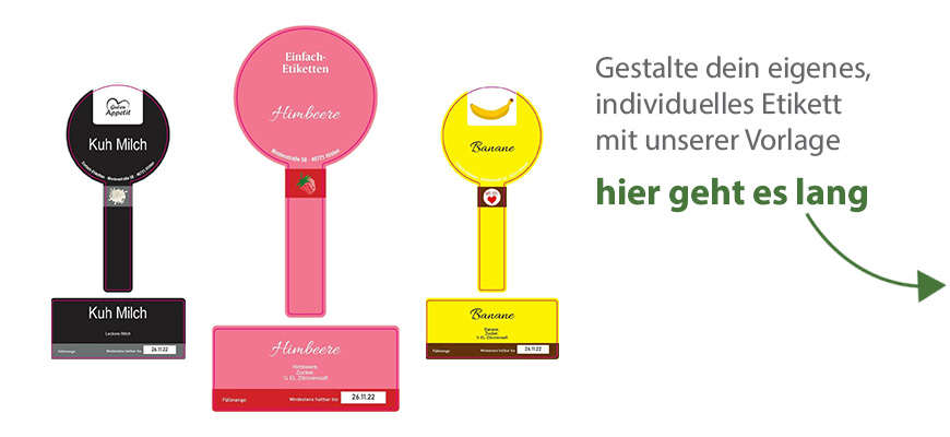 Siegeletiketten Set mittel Hintergrundfarbe mit/ohne Logo 125-060