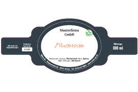 Formetikett Hintergrundfarbe 170-067 mit/ohne Logo