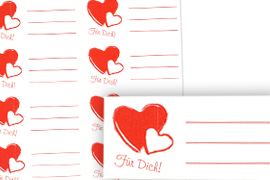 Etikett zum Selbst-Beschriften 