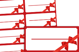 Etikett zum Selbst-Beschriften 