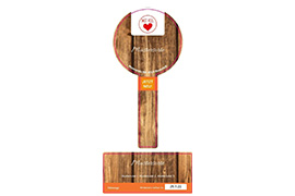 Siegeletiketten Set mittel Bildhintergrund mit/ohne Logo 125-060