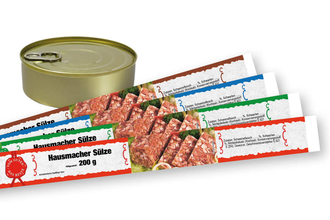 Banderole für Falzdeckeldose FDD 99/33 ROM