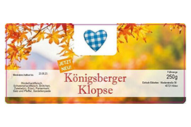 Eckiges Etikett Herbst 167-073