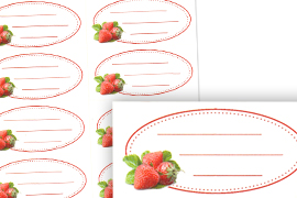 Etikett zum Selbst-Beschriften 