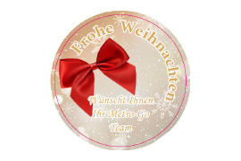 Rundes Etikett Schleife 50mm