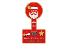 Siegeletikett Ho ho ho 163-090