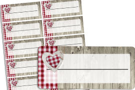 Etikett zum Selbst-Beschriften 