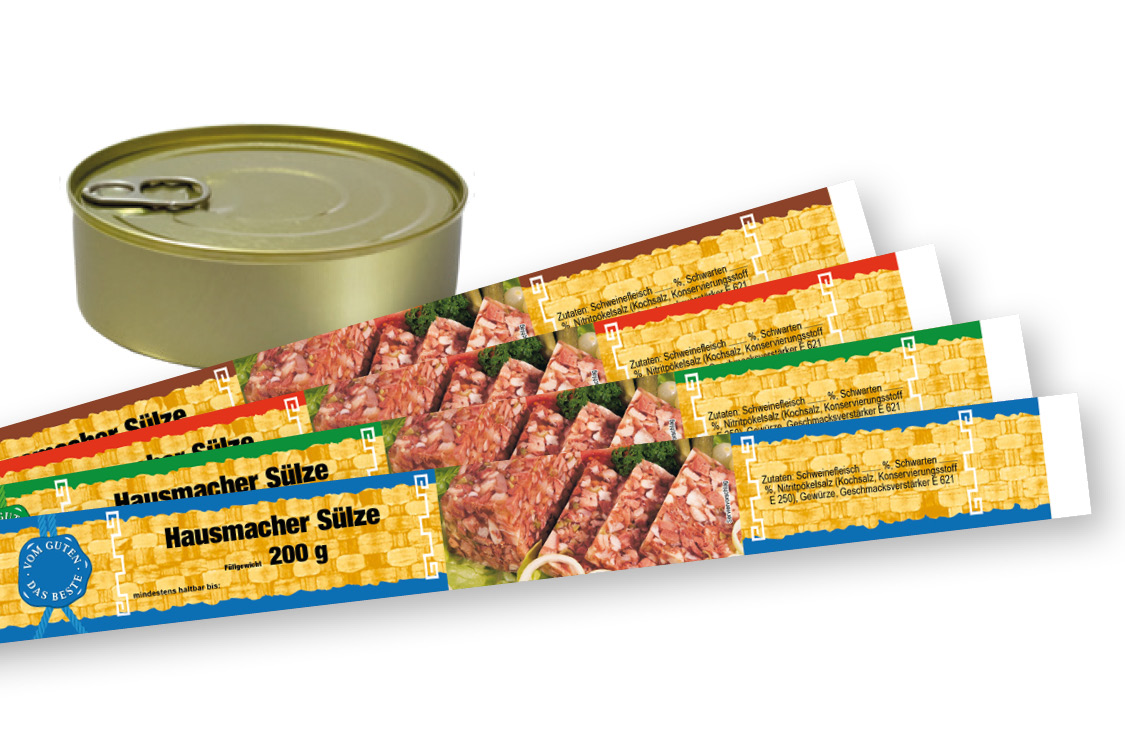 Banderole für Falzdeckeldose FDD 99/33 ATHEN