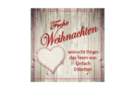 Eckiges Etikett Holzherz 034-034