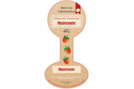 Siegeletikett Früchtezeit 164-080 mit/ohne Logo