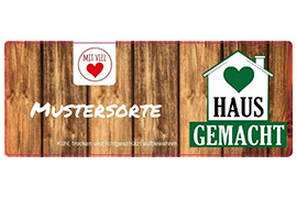 Eckiges Etikett Bildhintergrund unverpackt 185-073