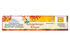 Eckiges Etikett Herbst 120-026