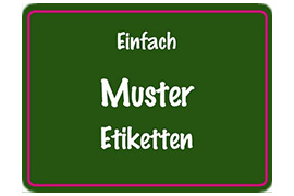 Eckiges Etikett Namen intensiv 037-027