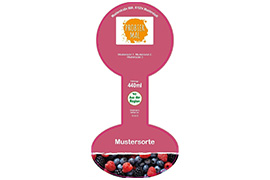 Siegeletikett Marmelade gerade 164-080 mit/ohne Logo