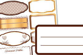 Etikett zum Selbst-Beschriften 