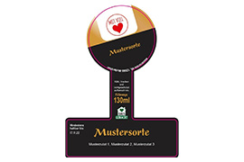 Siegeletikett Gold 110-080 mit/ohne Logo