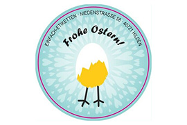 Rundes Etikett Küken 50mm