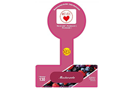 Siegeletikett Marmelade diagonal 110-080 mit/ohne Logo