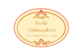 Ovales Etikett goldene Glocken 055-038,5