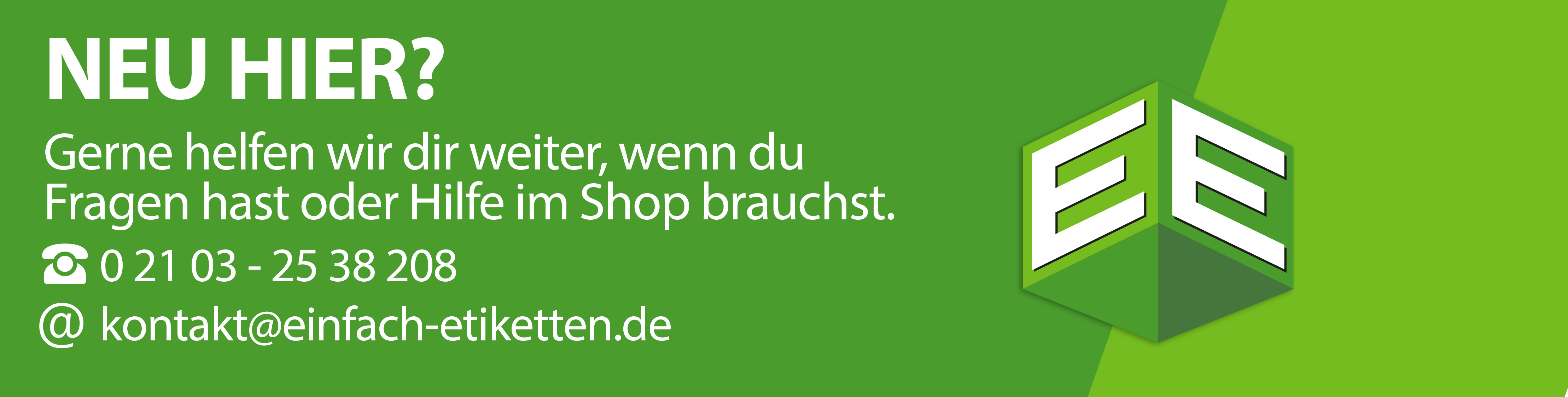 Infos neuer Shop